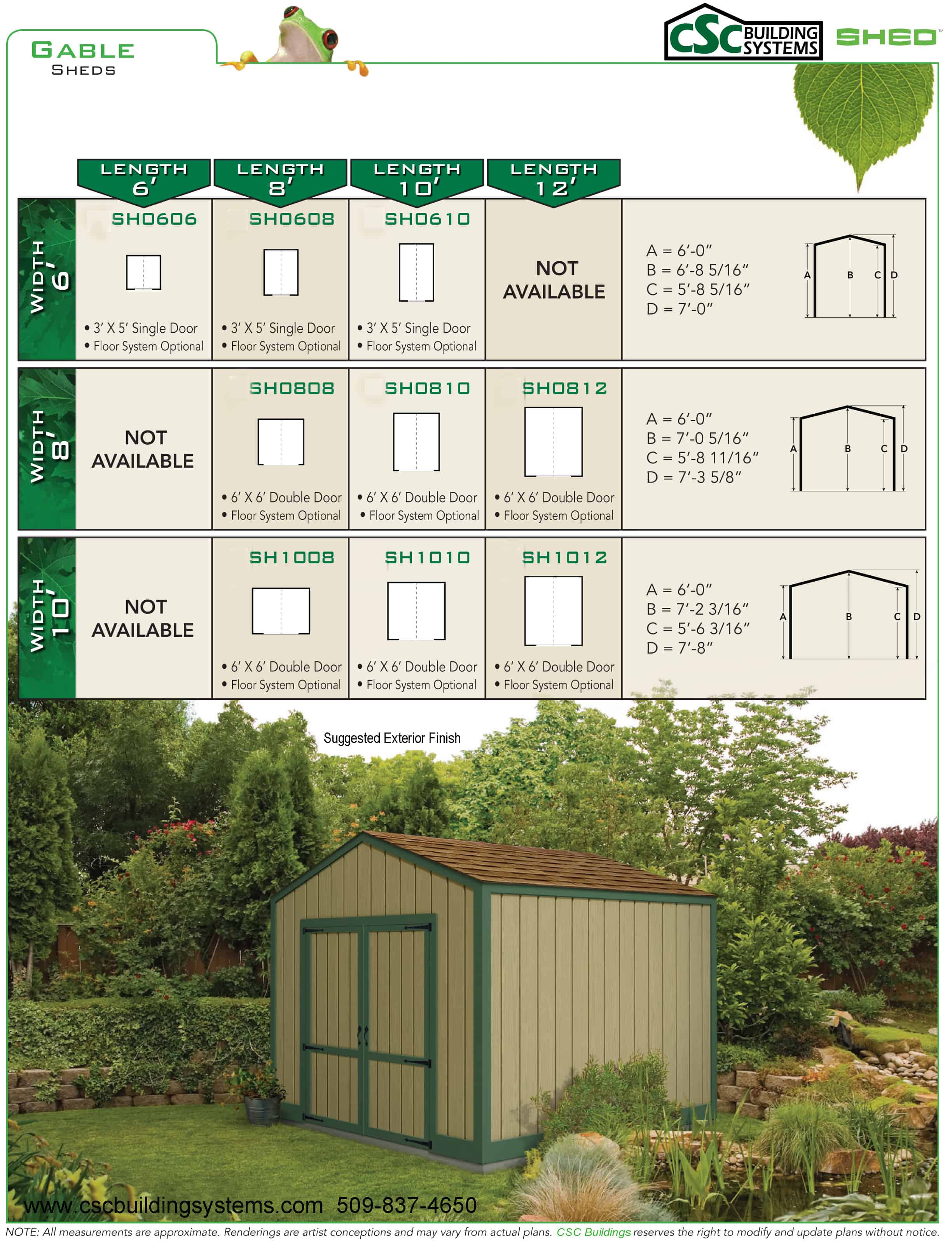 CSC SHED Gable Flyer